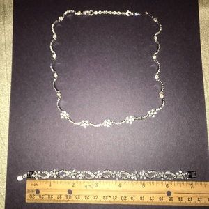 16” Rhinestone Necklace & 7” Bracelet